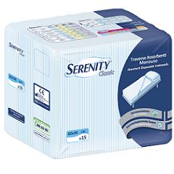 TRAVERSA SALVAMATERASSO PER INCONTINENZA SERENITY CLASSIC ALOE 60X90CM 15 PEZZI FARMABILITY - farmachicca