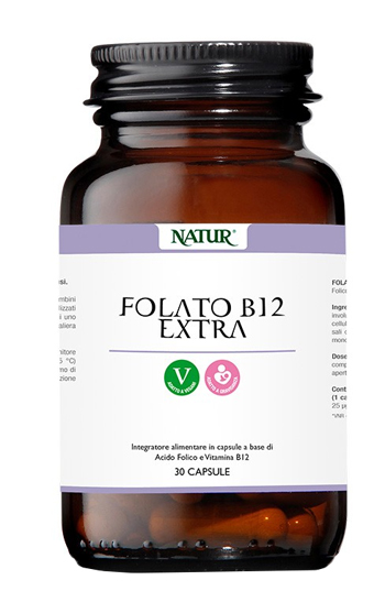 FOLATO B12 EXTRA 30 CAPSULE - farmachicca