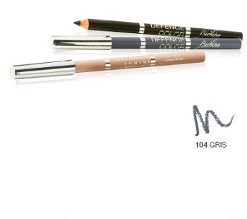 DEFENCE COLOR BIONIKE MATITA OCCHI KOHL & KAJAL 104 GRIS - farmachicca