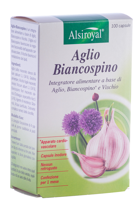 AGLIO BIANCOSPINO 100 CAPSULE - farmachicca