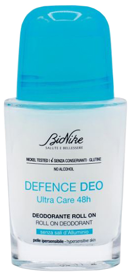 DEFENCE DEO ULTRA CARE ROLL-ON SENZA SALI D'ALLUMINIO 50 ML BIONIKE - farmachicca