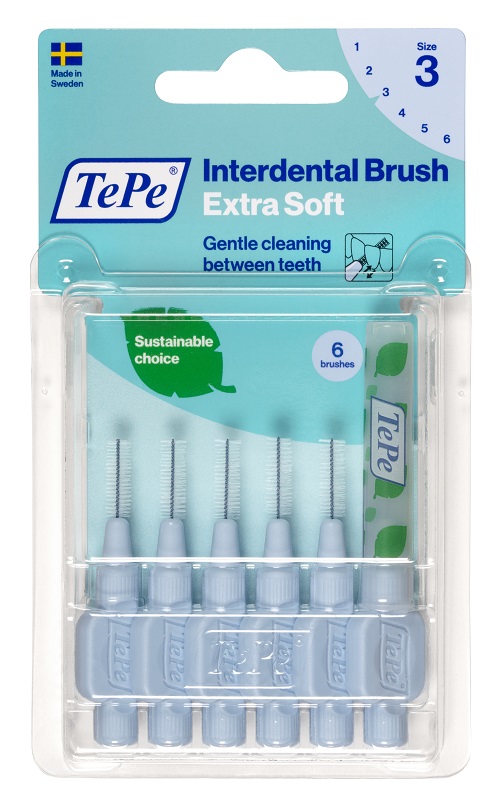 TEPE SCOVOLINO XSOFT BLU 0,6 MM 6 PEZZI - farmachicca