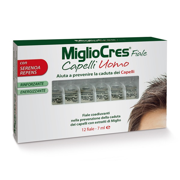 MIGLIOCRES FIALE CAPELLI UOMO 12 FIALE - farmachicca