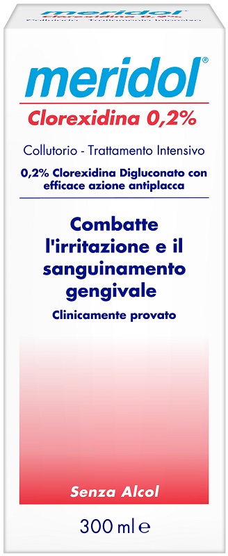 MERIDOL CLOREXIDINA 0,2% COLLUTORIO 300 ML - farmachicca