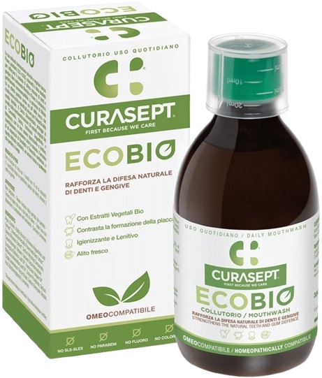 CURASEPT COLLUTORIO ECOBIO 300 ML PHARMADENT - farmachicca