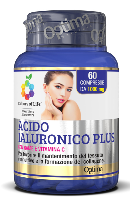 COLOURS OF LIFE ACIDO IALURONICO PLUS 60 COMPRESSE 1000 MG - farmachicca