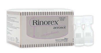 FIALA PER AEROSOL RINOREX BICARBONATO 25 FIALE 3 ML - farmachicca