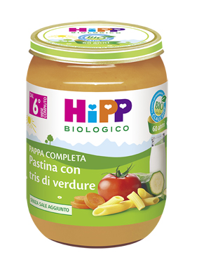 HIPP BIO HIPP BIO PAPPA PRONTA PAST TRIS DI VERDURE 190 G - farmachicca