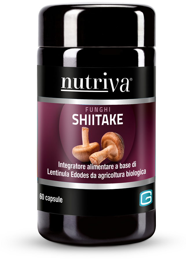 NUTRIVA SHITAKE 60 VEGICAPSULE - farmachicca