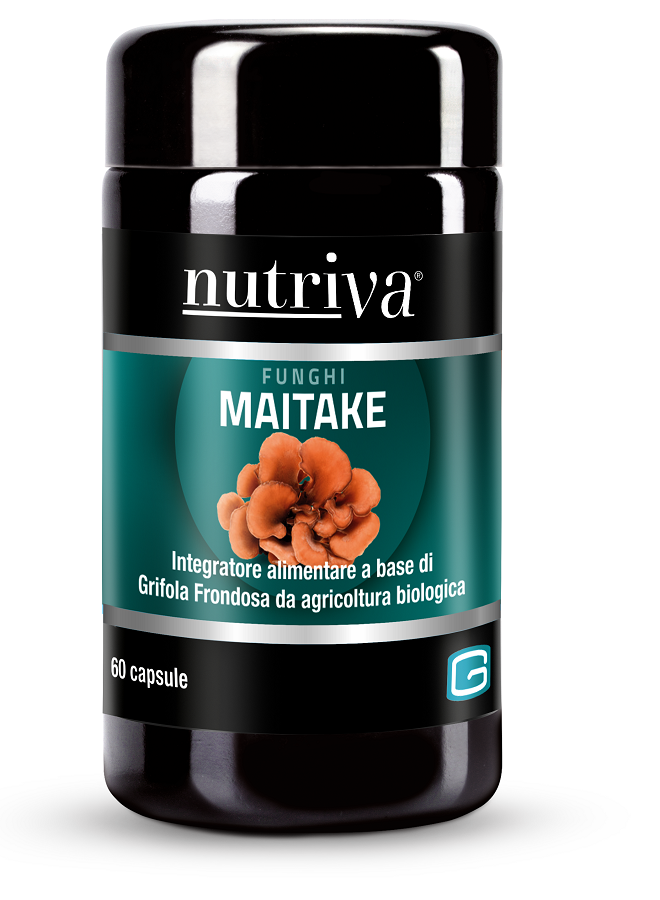 NUTRIVA MAITAKE 60 VEGICAPSULE - farmachicca