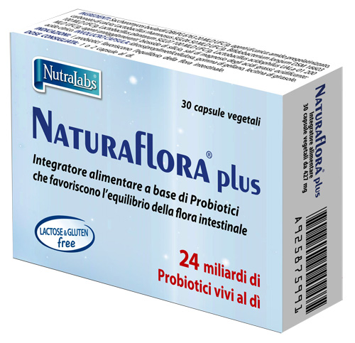 NATURAFLORA PLUS 30 CAPSULE GASTRORESISTENTI - farmachicca