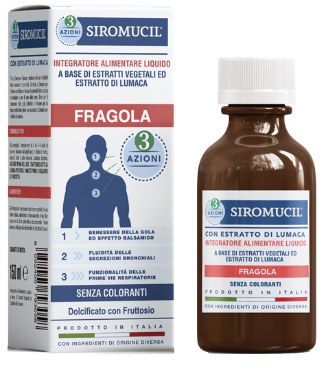SIROMUCIL 3 AZIONI FRAGOLA 150 ML - farmachicca