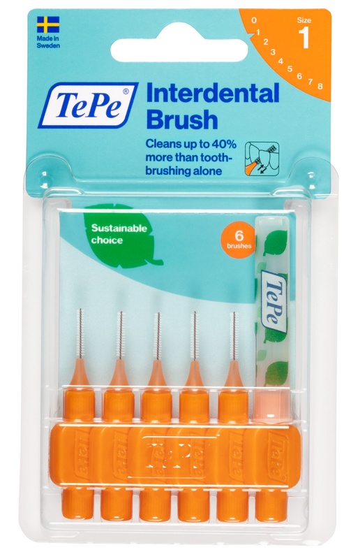 TEPE SCOVOLINO ARANCIONE 0,45 MM 6 PEZZI - farmachicca
