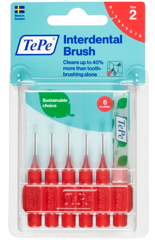 TEPE SCOVOLINO ROSSO 0,5MM 6 PEZZI - farmachicca