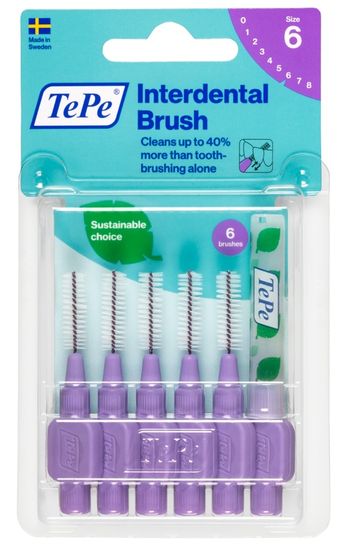 TEPE SCOVOLINO VIOLA 1,1MM 6 PEZZI - farmachicca