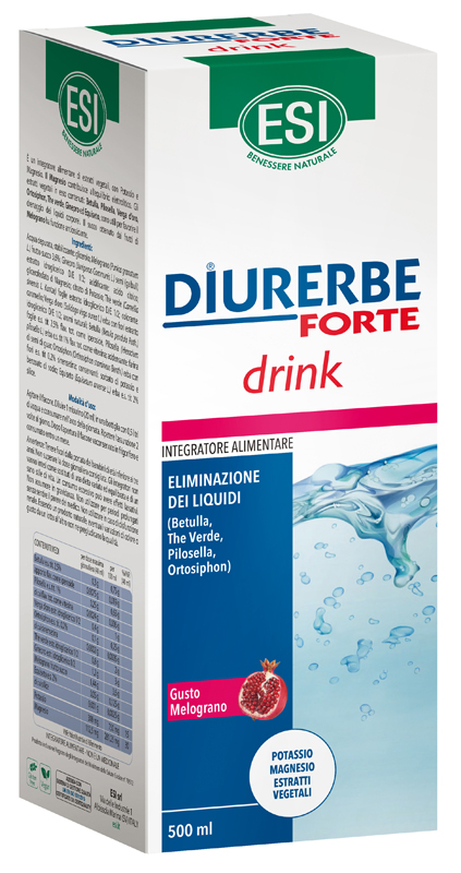 ESI DIURERBE FORTE DRINK MELOGRANO 500 ML - farmachicca