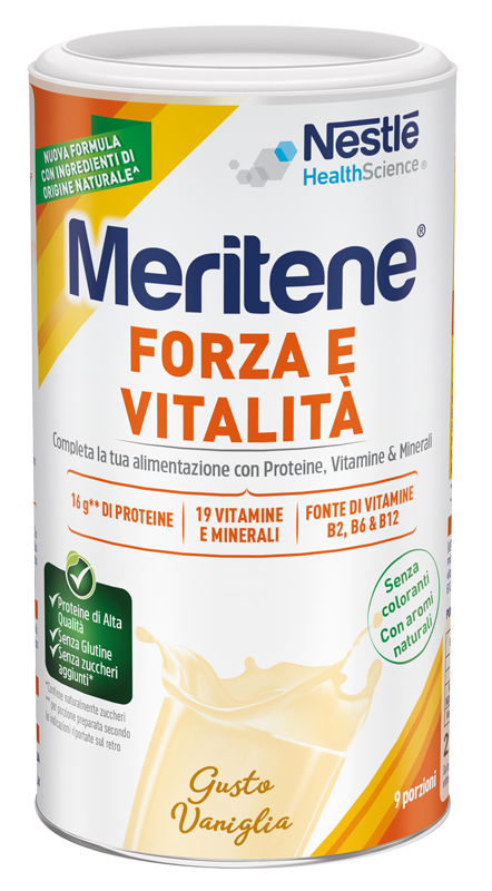 MERITENE FORZA E VITALITA' VANIGLIA 270 G - farmachicca