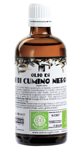 OLIO SEMI CUMINO NERO BIOLOGICO - farmachicca