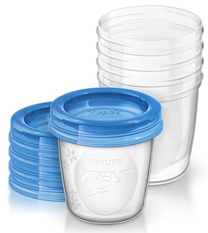 AVENT VASETTI VIA COPERCHIO 180 ML 5 PEZZI - farmachicca