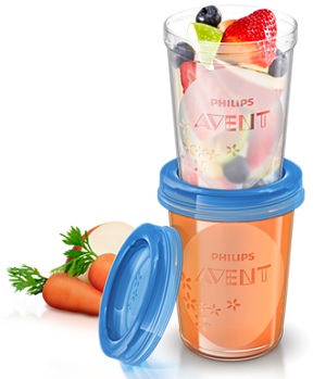 AVENT VASETTI VIA COPERCHIO 240 ML 5 PEZZI - farmachicca