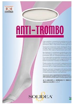 ANTITROMBO CALZA SOLIDEA BIANCO EXTRA LARGE 1 PAIO - farmachicca