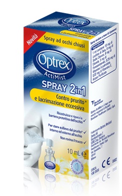 SPRAY OCULARE OPTREX ACTIMIST 2 IN 1 CONTRO IL PRURITO 1 PEZZO - farmachicca