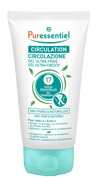 PURESSENTIEL GEL ULTRA FRESCO CIRCOLAZIONE 17 OLI ESSENZIALI 125 ML - farmachicca