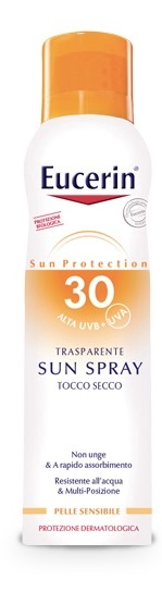 EUCERIN SUN SPRAY TOCCO SECCO SPF30 200 ML - farmachicca