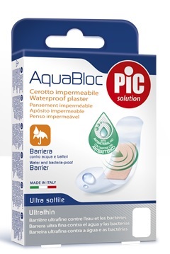 CEROTTO PIC AQUABLOC CM10X8 ANTIBATTERICO 5 PEZZI - farmachicca