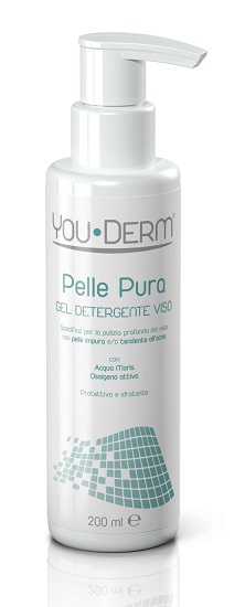 YOUDERM PELLE PURA GEL DETERGENTE VISO 200 ML - farmachicca