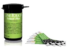 STRISCE MISURAZIONE GLICEMIA ONETOUCH SELECT PLUS 25 STRISCE - farmachicca