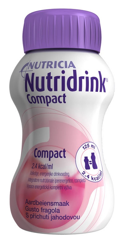 NUTRIDRINK COMPACT FRAGOLA 4X125 ML - farmachicca