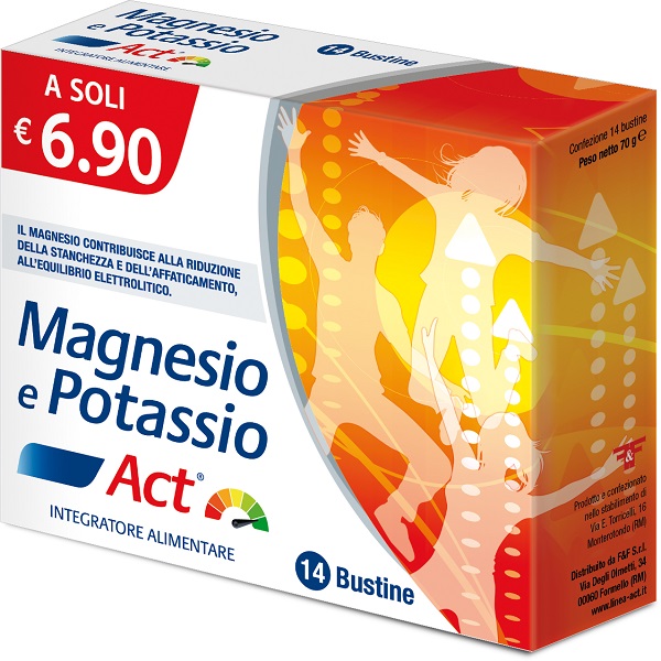 MAGNESIO E POTASSIO ACT 14 BUSTINE - farmachicca