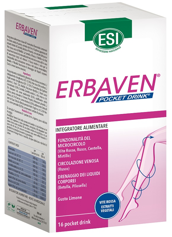 ESI ERBAVEN 16 POCKET DRINK 320 ML - farmachicca
