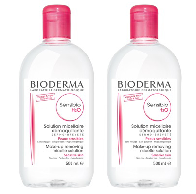 SENSIBIO H2O SOLUZIONE MICELLARE DETERTEGENTE 500ML + STRUCCANTE PELLE SENSIBILE 500 ML - farmachicca