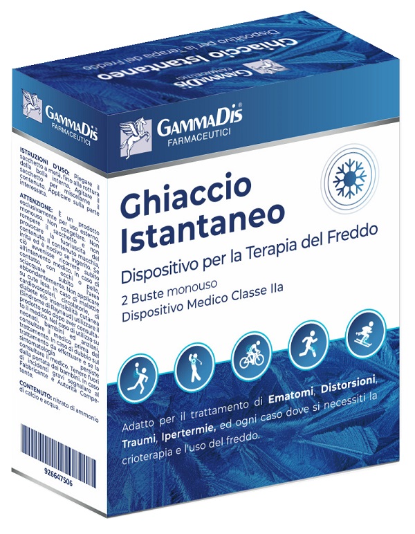 GHIACCIO ISTANTANEO TNT GAMMADIS 2 PEZZI - farmachicca