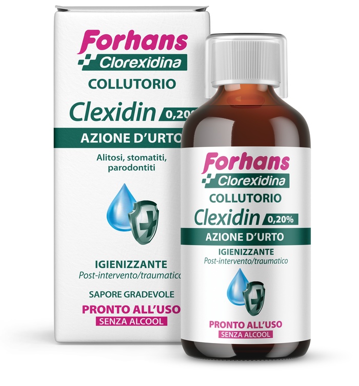 FORHANS CLEXIDIN 0,20 SENZA ALCOOL 200 ML - farmachicca