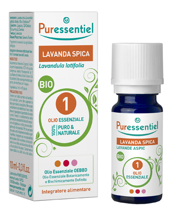 PURESSENTIEL LAVANDA SPICA OLIO ESSENZIALE BIO 10 ML - farmachicca
