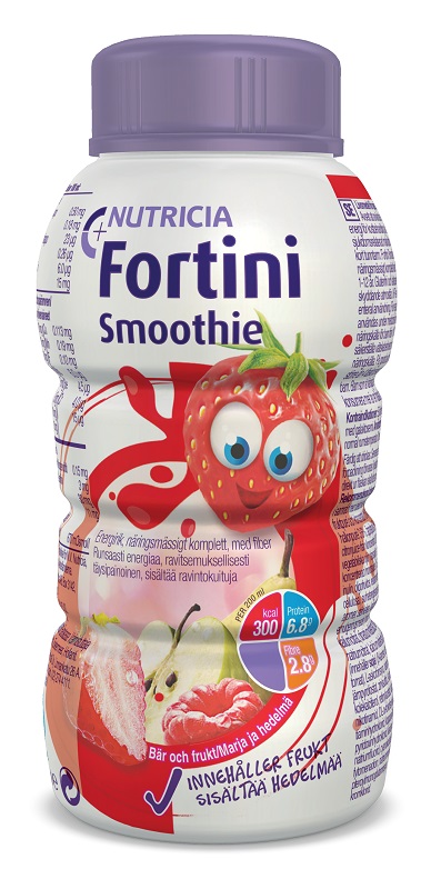 FORTINI SMOOTHIE MULTI FIBRE GUSTO FRUTTI ROSSI 200 ML - farmachicca