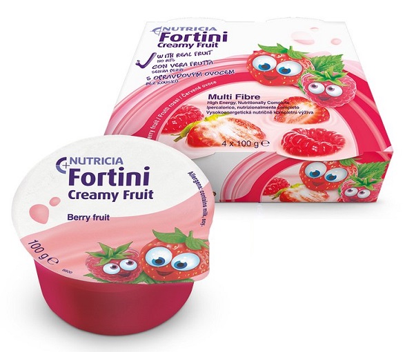 FORTINI CREAMY FRUIT MULTI FIBRE FRUTTI ROSSI 4X100 G - farmachicca