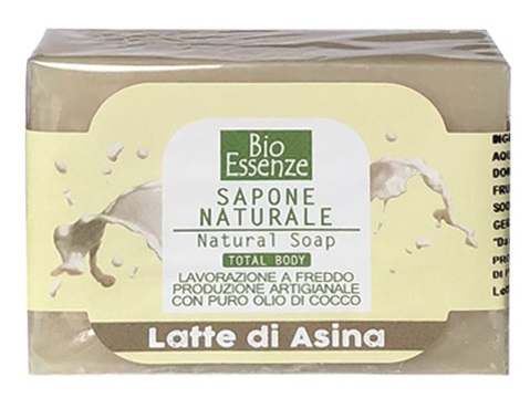 BIO ESSENZE SAPONE NATURALE LATTE DI ASINA 100 G - farmachicca