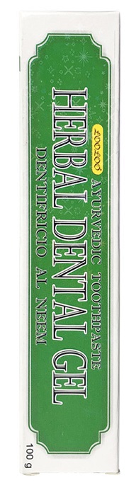 HERBAL DENTAL GEL DENTIFRICIO AYURVEDICO AL NEEM 100 G - farmachicca