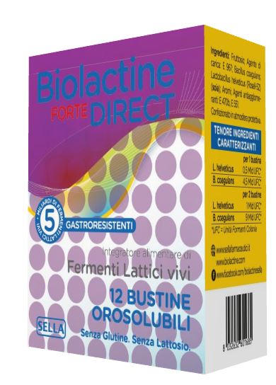 BIOLACTINE FORTE DIRECT 12 BUSTINE - farmachicca