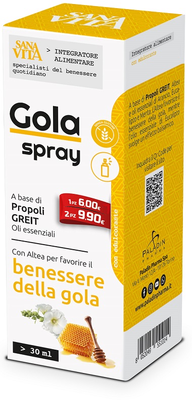 SANAVITA GOLA SPRAY 30 ML - farmachicca