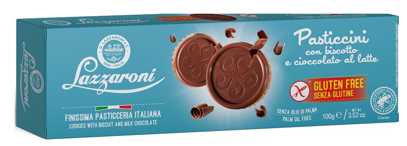 PASTICCINI BISCOTTO/CIOCCOLATO AL LATTE 100 G - farmachicca