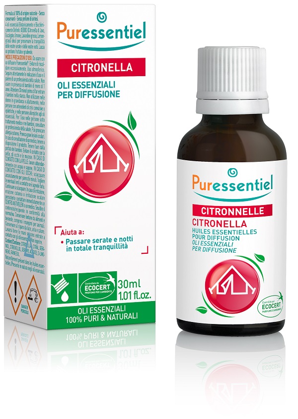 MISCELA CITRONELLA PER DIFFUSIONE 30 ML ECOCERT - farmachicca