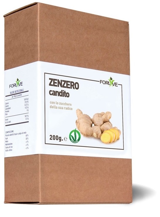ZENZERO CANDITO 200 G - farmachicca