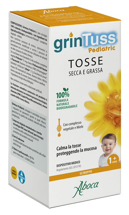 GRINTUSS PEDIATRIC SCIROPPO 180 G - farmachicca