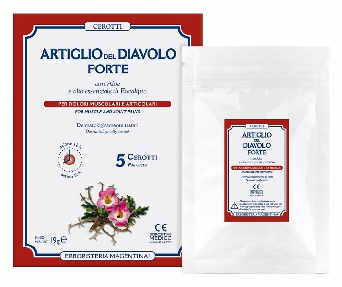 ARTIGLIO DEL DIAVOLO FORTE CEROTTO 5 PEZZI - farmachicca