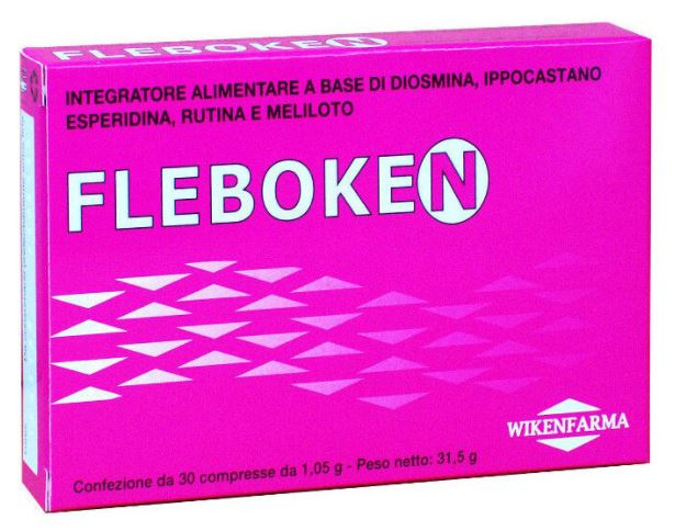 FLEBOKEN 30 COMPRESSE - farmachicca